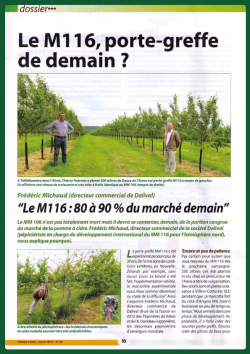 Dalival M116 Presse 2015